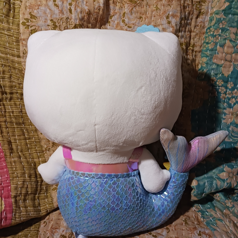 NECA Sanrio Hello Kitty Mermaid Plush Stuffed Animal Kidrobot 13 inch - Picture 2 of 3